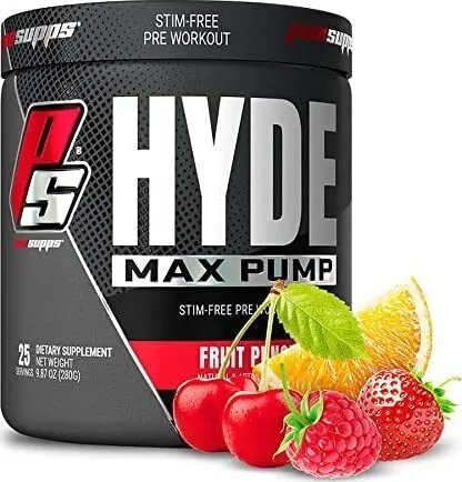 PROSUPPS Pro Supps - Hyde Max Pump, Fruit Punch, Proszek, 280g