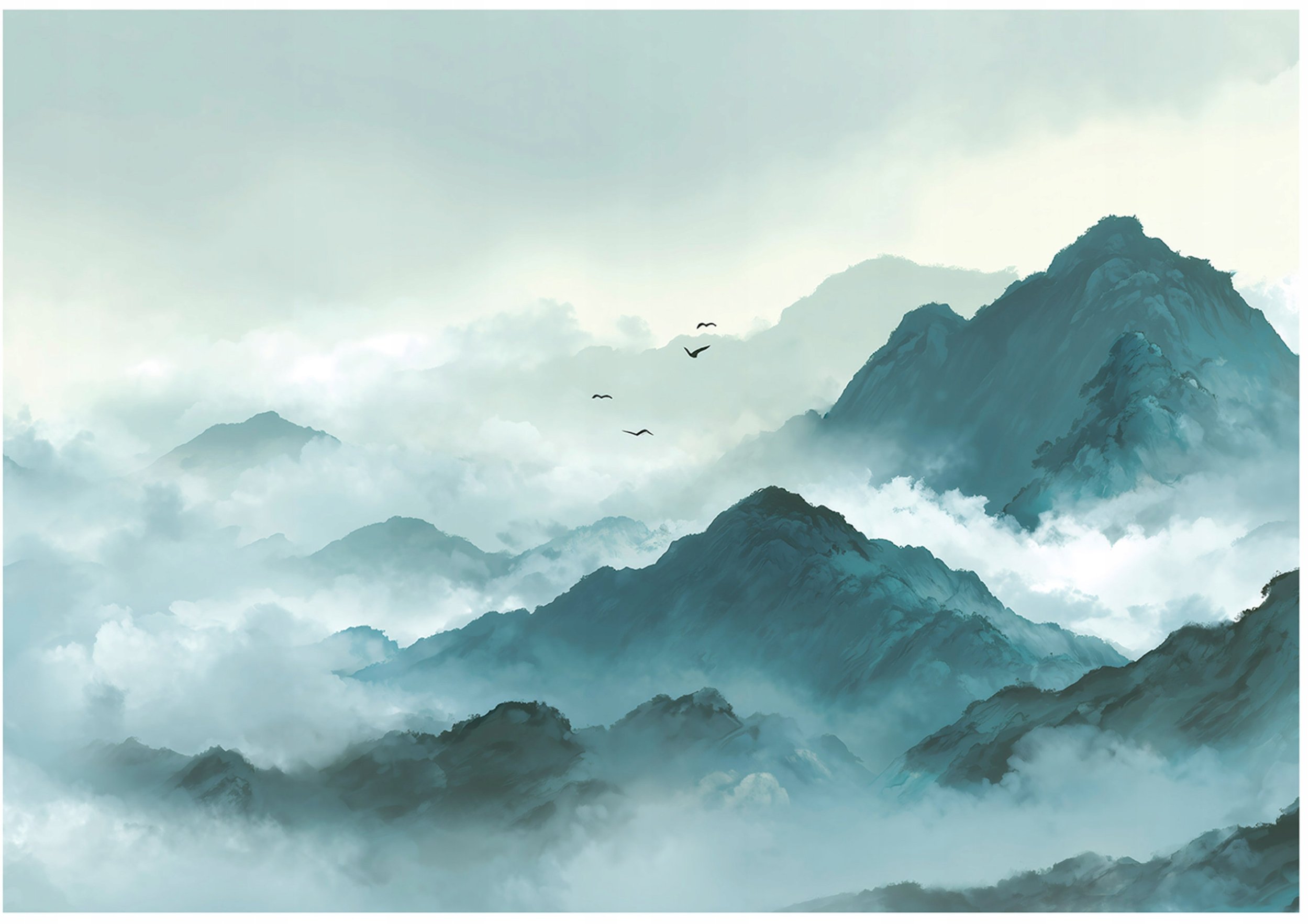 Fototapeta Na Flizelinie Góry Mgła Do Sypialni Salonu 250x175