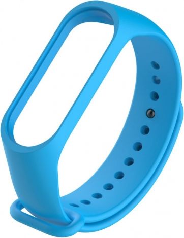 Hurtel Opaska Xiaomi Mi Band 5 6 Silikonowa Niebieska