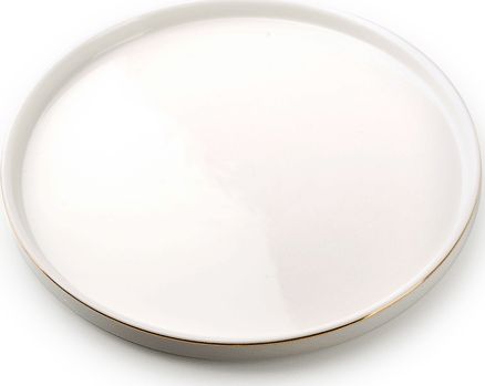Affek Design Talerz deserowy GRACE 20,3 cm Affek Design biało-złoty uniwersalny