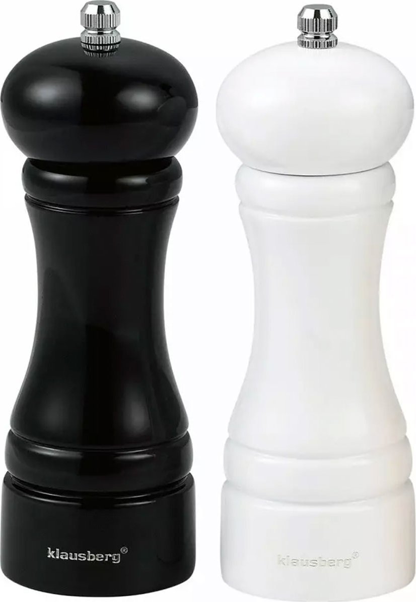 Młynek do przypraw Klausberg Zestaw młynków do pieprzu i soli KB-7558