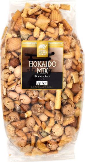Golden Turtle Brand Krakersy ryżowe Arare, snack miks Hokaido 350g - Golden Turtle Brand