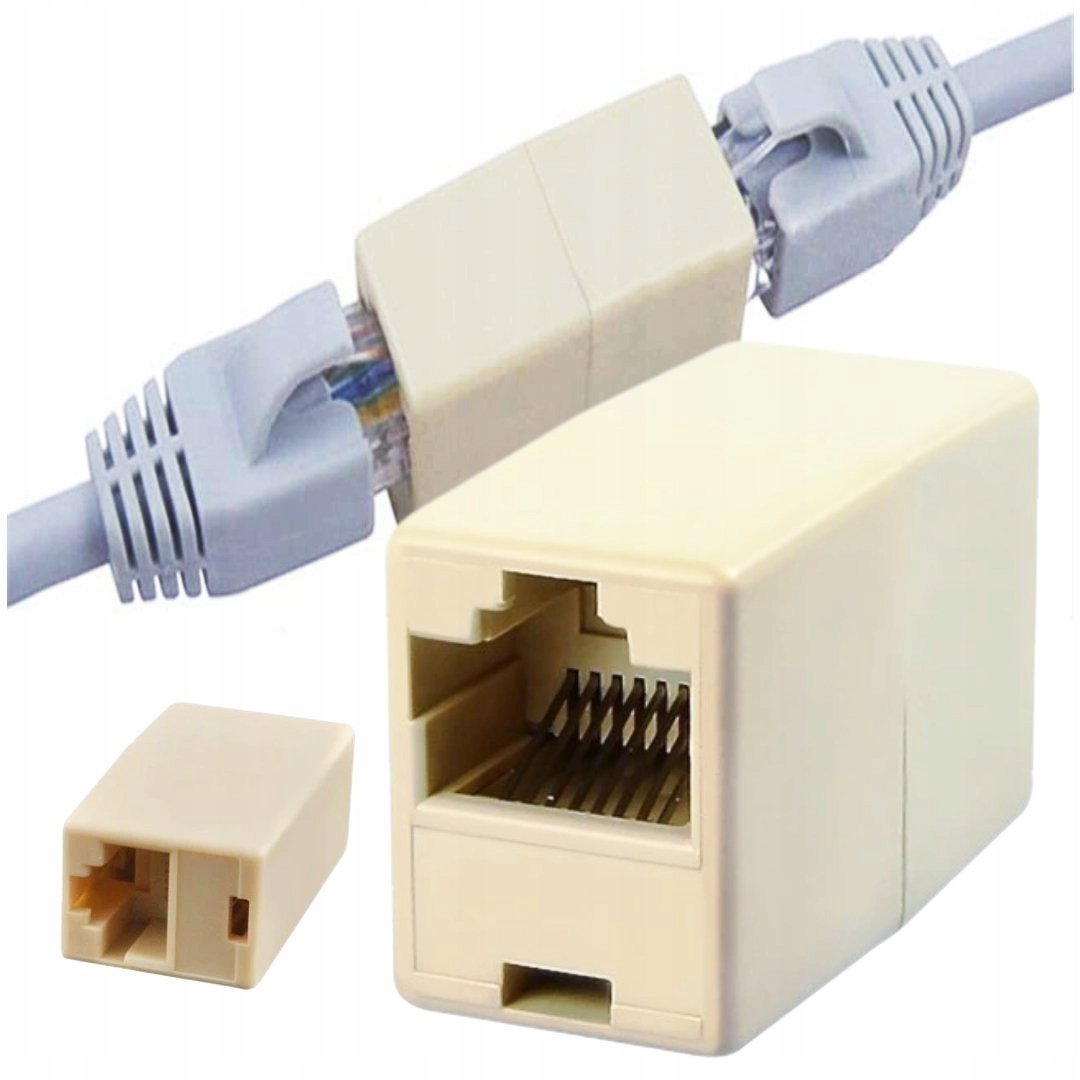 Ugreen Łącznik Kabli Sieciowych Adapter Rj45 Rj-45 Złączka