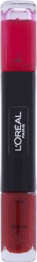 L’Oreal Paris L'Oreal Paris, Infallible, Nail Polish 2-In-1, 034, Red Rage, 2 x, 5 ml For Women