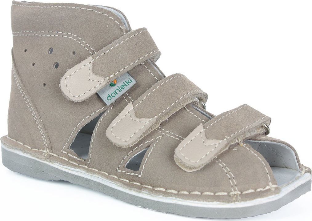 Danielki Obuwie chłopięce Danielki S104 profilaktyczne beżowy 22