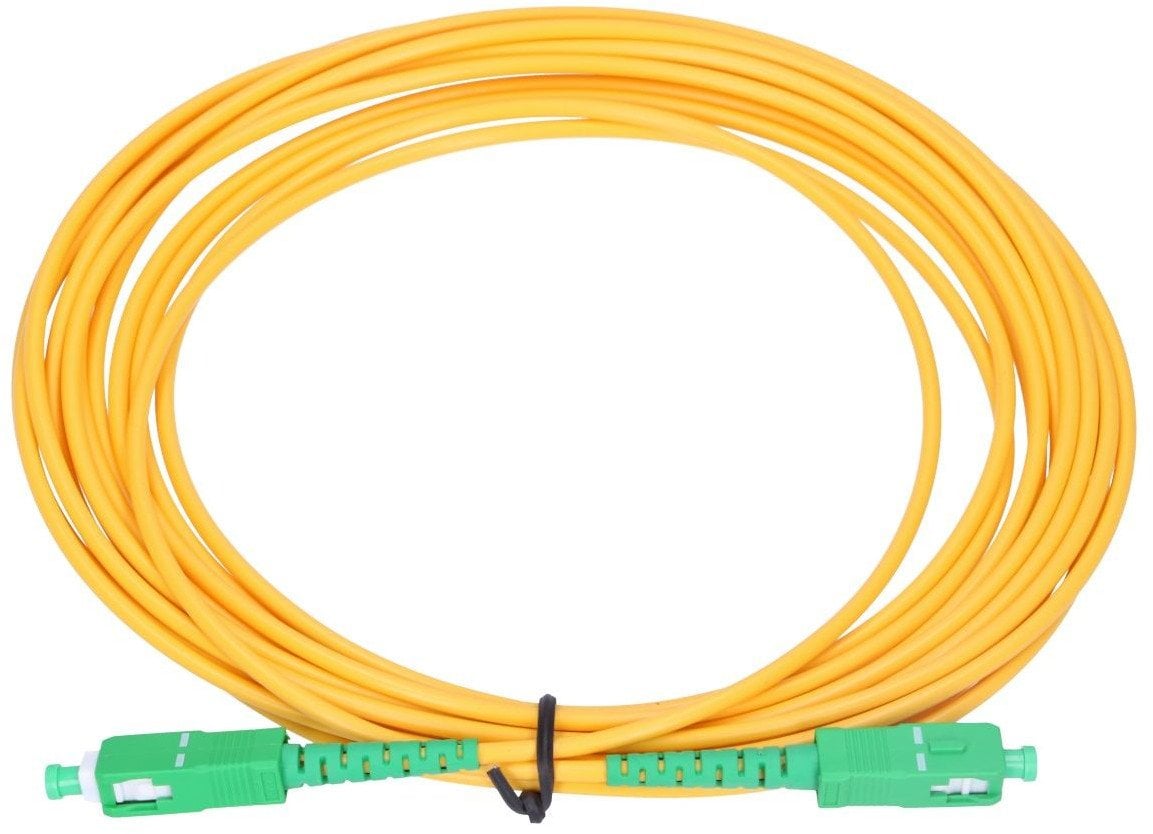 Extralink Patchcord SC/APC-SC/APC Jednomodowy, Simplex, G.657A2, 3mm, 3m