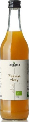 DELIKATNA ZAKWAS ZŁOTY Z CYTRYNĄ BIO 500 ml - DELIKATNA