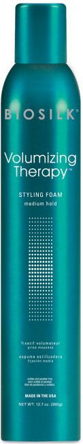 Biosilk Volumizing Therapy Styling Foam pianka do układania włosów zwiększająca objętość MEDIUM HOLD 360g