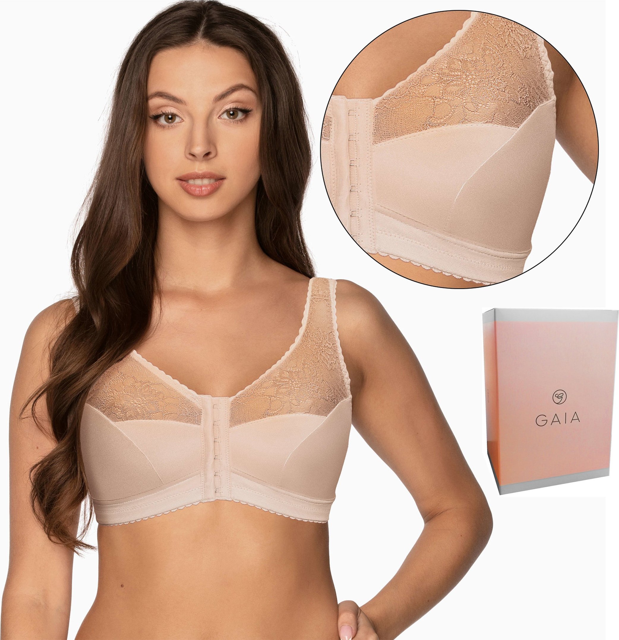 Gaia Biustonosz bez fiszbin GAIA 1163 RACHELA soft 115F