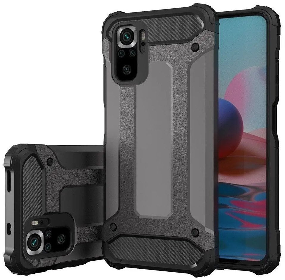 Hybrid Armor pancerne hybrydowe etui pokrowiec Xiaomi Poco M4 Pro 5G czarny