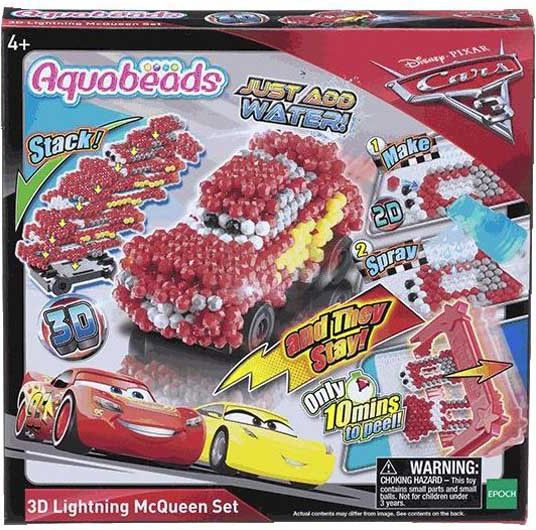 Epoch Aquabeads Zestaw „Auta 3” - Zygzak McQueen 3D (30198)