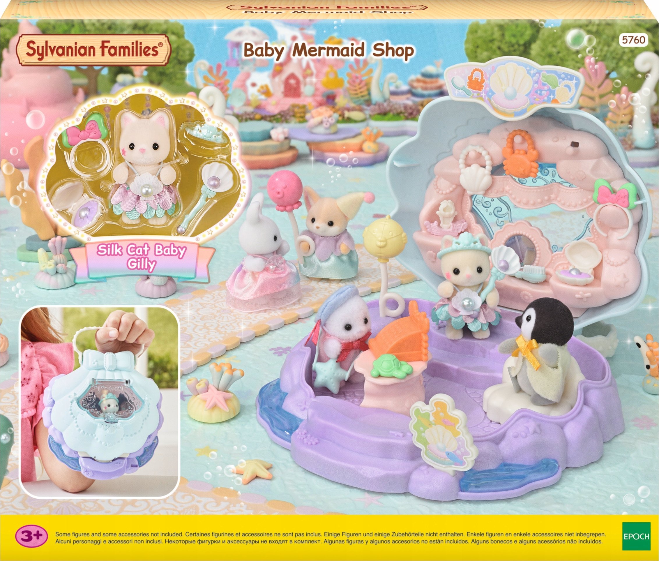 Figurka Epoch Sylvanian Families Sklepik Małych Syrenek (238393)