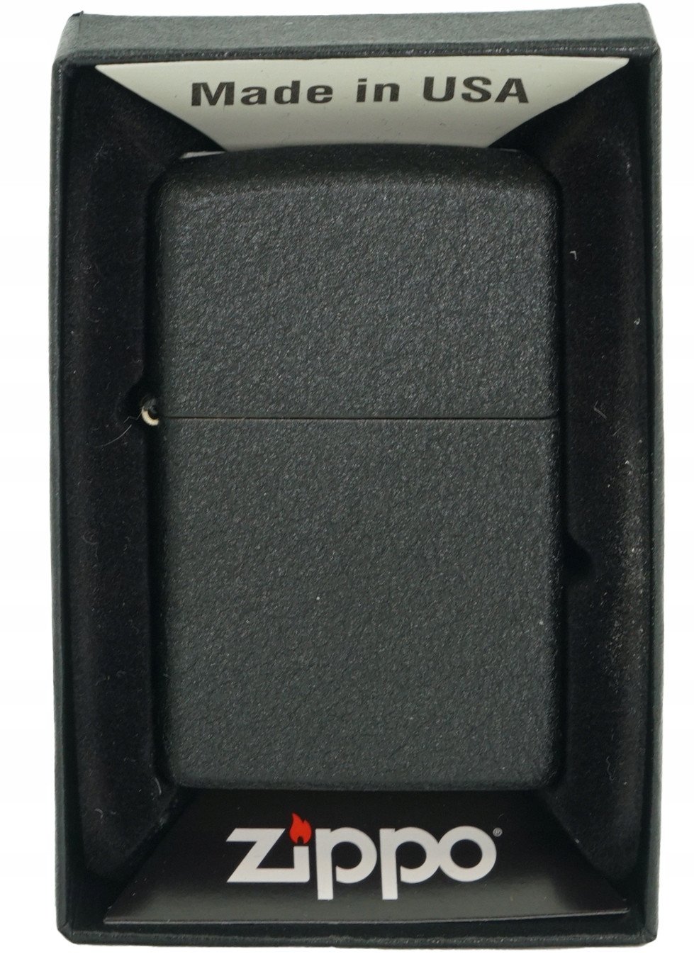 Zapalniczka ZIPPO BLACK CRACKLE 60001196