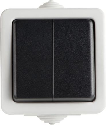 Kanlux Łącznik świecznikowy śrubowy 10AX 250V czarny (25351)