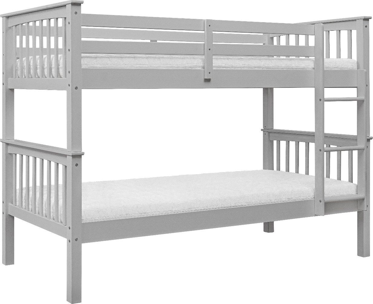 InMondo Łóżko piętrowe DIANTUS 90x200 szare