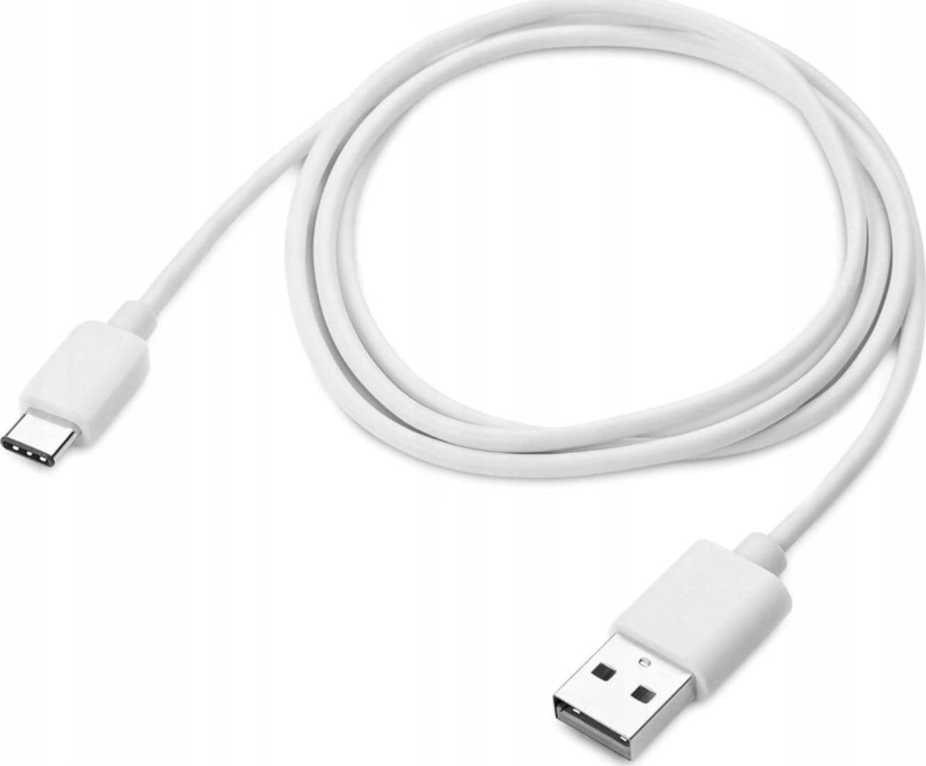 Kabel USB R2 Invest USB-A - USB-C 1 m Biały (107473137)