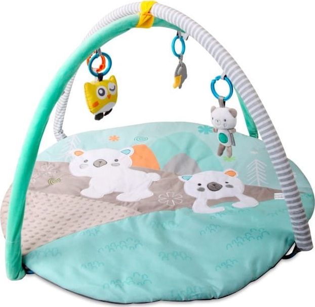 Sun Baby Mata edukacyjna „haftowany miś”