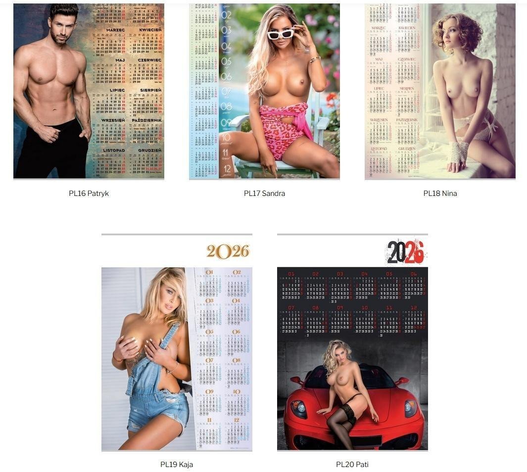 Kalendarz 2026 Jednoplanszowy MIX 2 (5szt)