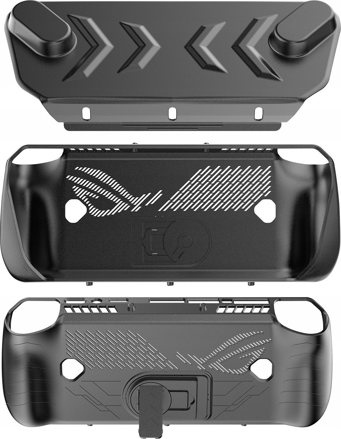 JYS Zestaw 5w1 Futerał Etui Przód Tył Osłona LCD Osłony Pady Asus ROG Ally X / JYS-RAX010