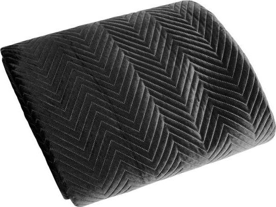 Eurofirany Narzuta Euro Welurowa wz. Sofia Czarna 170x210