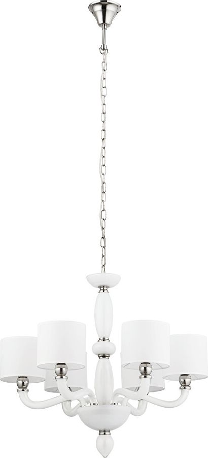 Lampa wisząca Nowodvorski Materiałowy żyrandol do jadalni Nowodvorski NEWPORT VI 8156