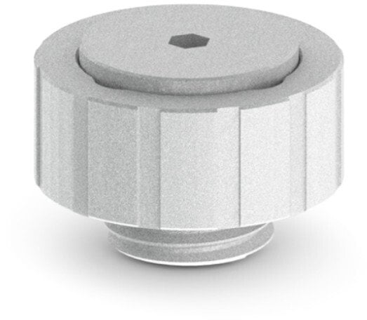 BitsPower ręczny wylot powietrza AG - srebrny piaskowany G1/4 Zoll