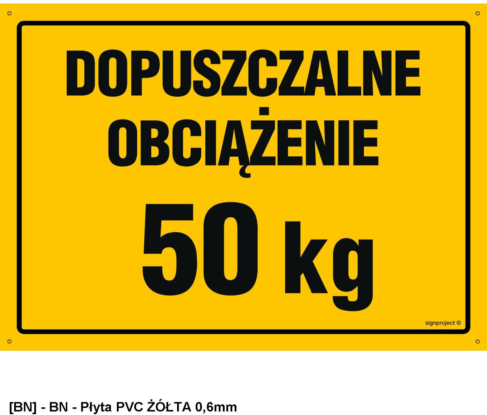 OA148 - Dopuszczalne obciążenie 50 kg 800x570
