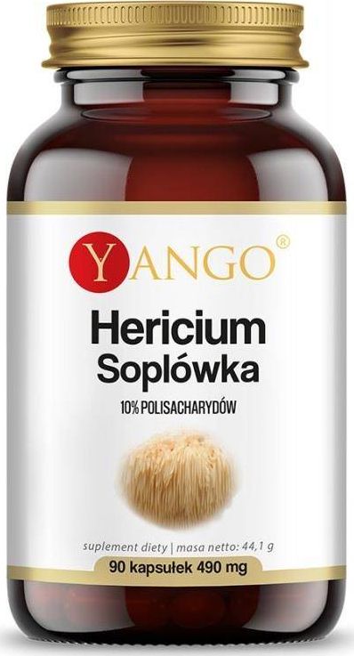Yango Hericium ekstrakt 10% polisacharydów 90 kapsu