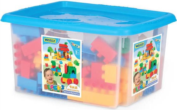 Wader Klocki w pojemniku dla chłopców 132 elementy (41270)