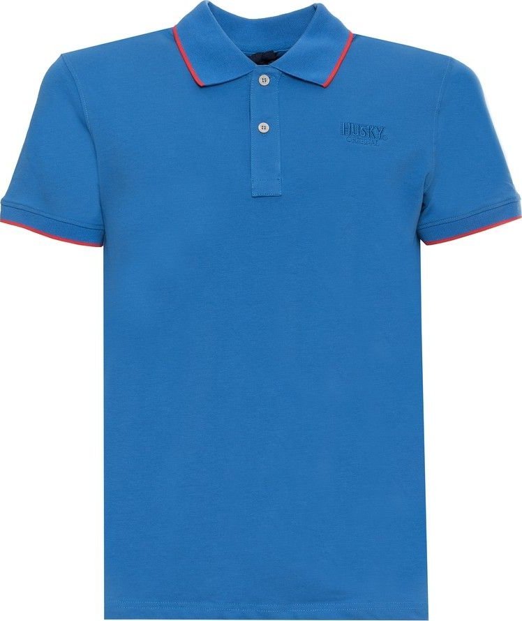 Husky Koszulki polo marki Husky model HS23BEUPC34CO185-ARTHUR kolor Niebieski. Odzież męska. Sezon: Cały rok 48