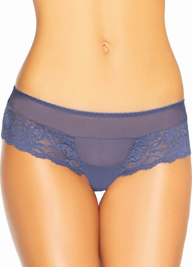Teyli Majtki damskie brazyliany koronkowe Betti granatowe XS Granatowy
