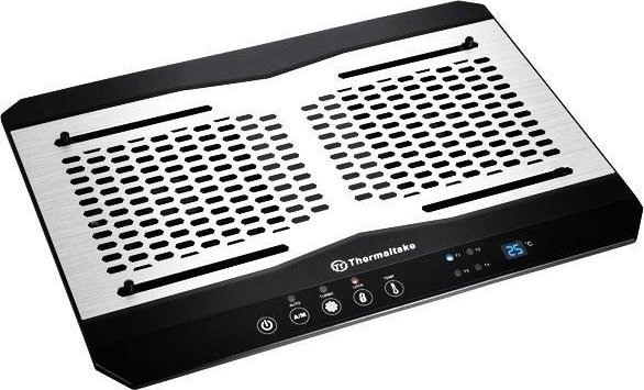 Podkładka Thermaltake Podkładka chłodząca pod laptop Thermaltake Massive TM CL-N002-PL12BL-A - 17.x cala 2 wentylatory HUB -