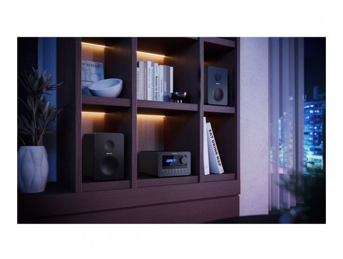 Sharp TOKYO FM Hi-Fi Micro System | XL-B514(BK) | AUX in | Bluetooth | CD player | FM radio
