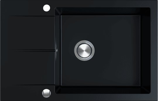 Zlewozmywak Berg BERG ZLEWOZMYWAK HOBART BRQ1911A XL1,0 MOC 780X500 CZARNY BAZALT - TRANSPORT GRATIS