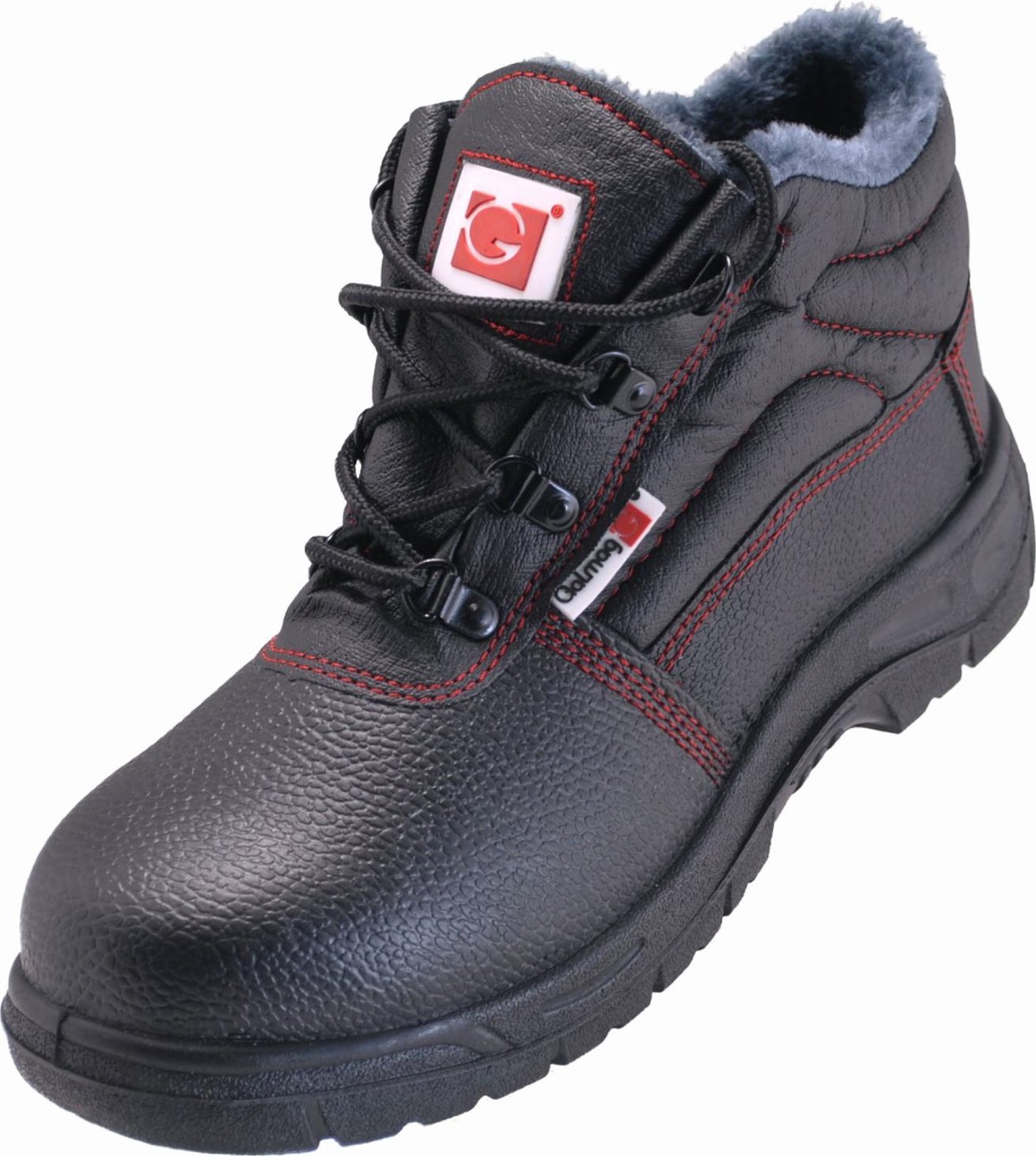 Galmag GALMAG-ART. 481 S1- trzewik bezpieczny skórzany z futerkiem o właściwościach higroskopijnych, stalowy podnosek, podeszwa PU/PU 46