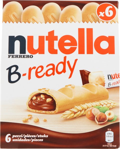 Ferrero Wafelek z Nutellą B-ready 6x22g -