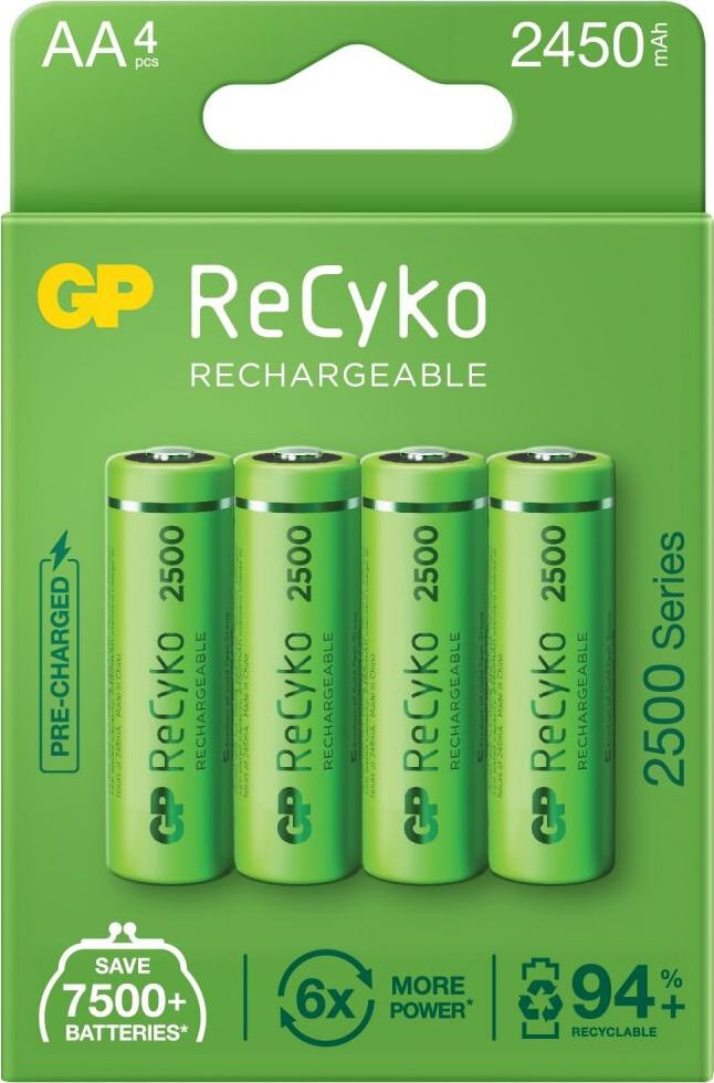 GP Akumulator ReCyko AA / R6 2450mAh 4 szt.