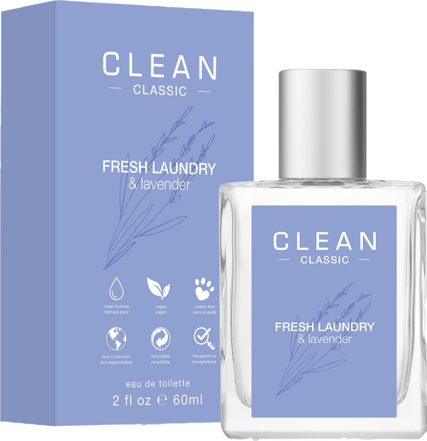 Clean CLEAN Fresh Laundry & Lavender, EDT 60 ml