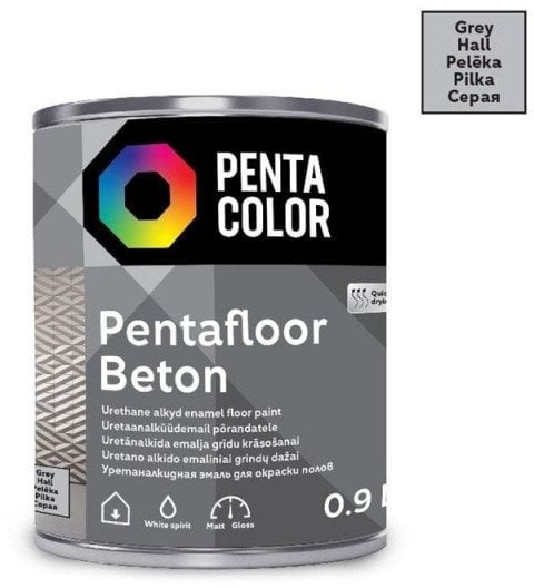 Pentacolor PAINT PENTAFLOOR BETON GREY 0.9L