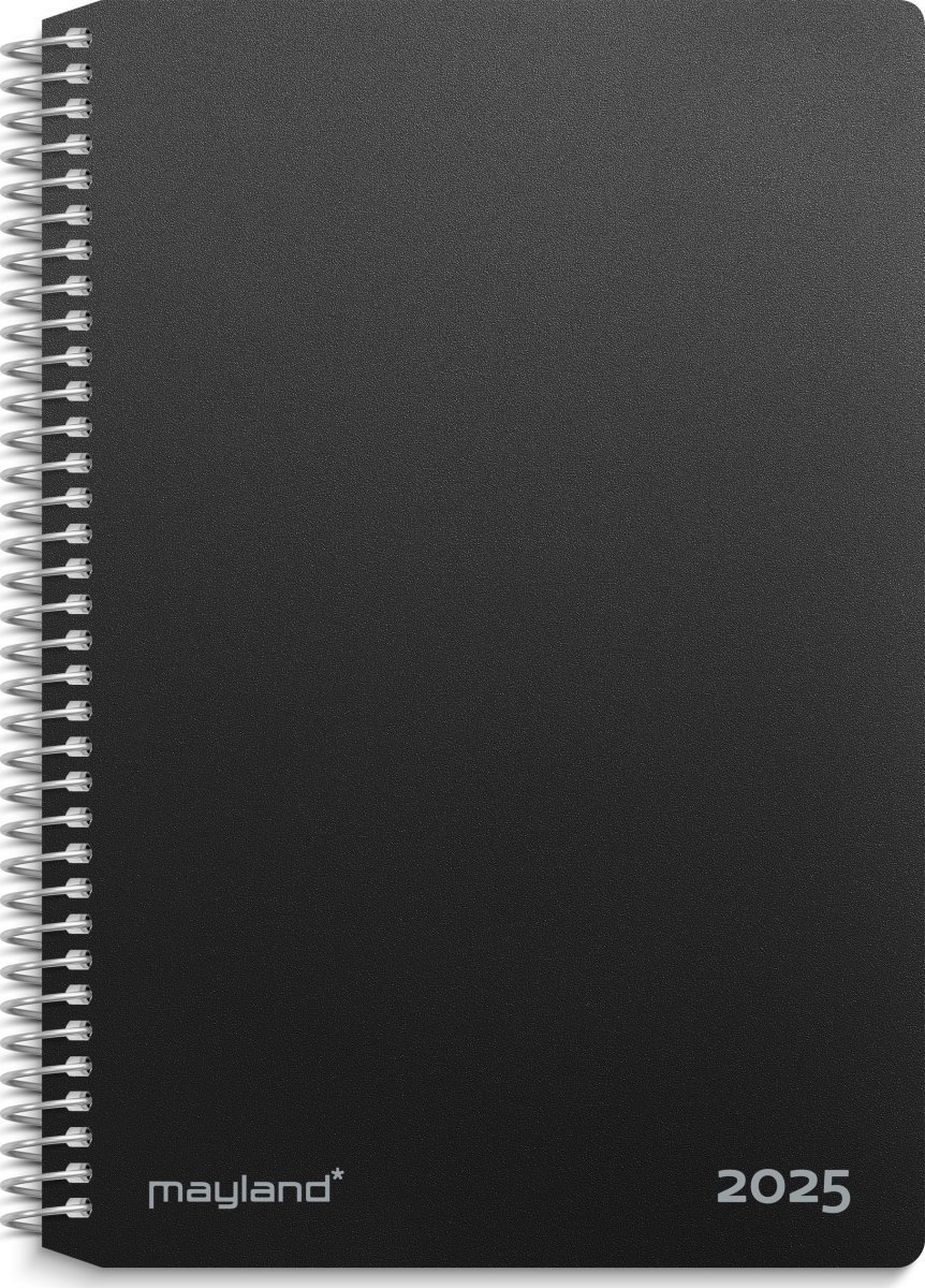 2-dages-kalender sort PP-plast 2025