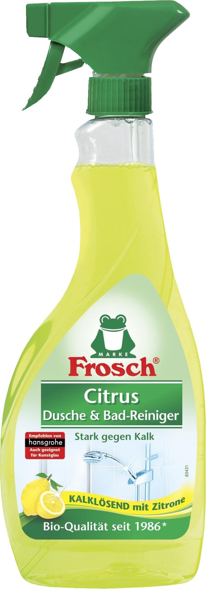 Frosch Frosch detergent w sprayu do kąpieli o zapachu cytryny 500 ml