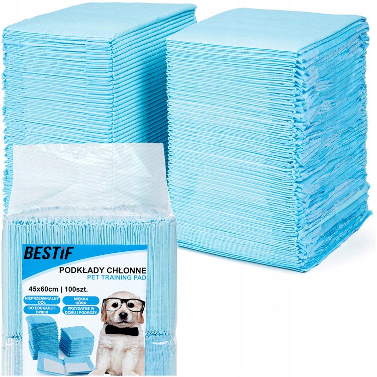Podkłady chłonne i maty BPC01 45x60 cm 100szt Bestif