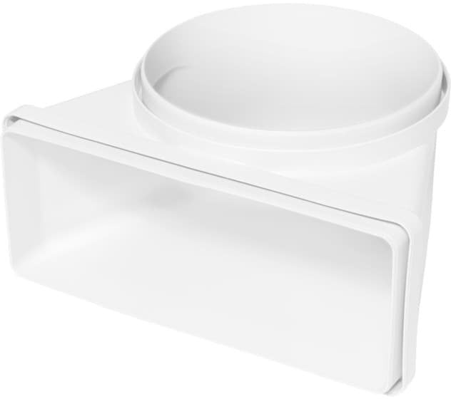 Vertical connection from round (D150) to rectangular shape (220x90) M2CKCF03U