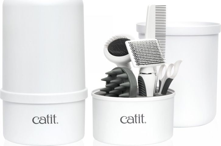 Catit Zestaw pielęgnacyjny dla kotów, sierść krótka