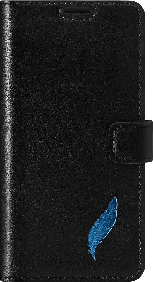 Surazo Wallet case - Costa Czarny - Turkusowe Pióro Samsung Galaxy A72 4G / 5G