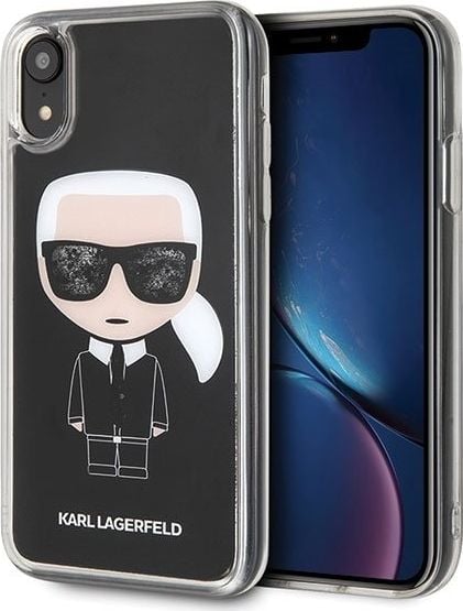 Karl Lagerfeld Etui KLHCI61ICGBK iPhone XR czarny