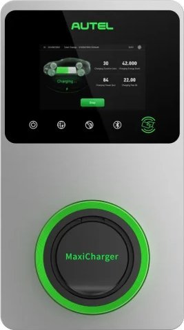 Ładowarka Autel MaxiCharger EU AC W22-S-4G-L-M-SV 22kW, 4G, LCD, MID srebrna (106000075)