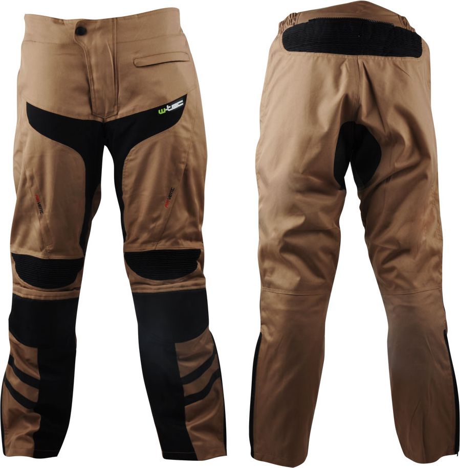 W-Tec Spodnie motocyklowe męskie Kalahari piaskowe r. 3XL (9242-3XL-1)