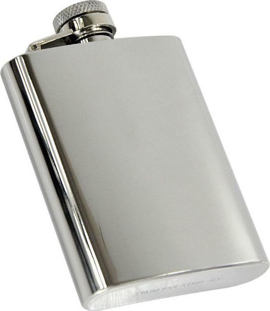 Mil-Tec Mil-Tec Piersiówka 4 Oz (110ml) Srebrna uniwersalny