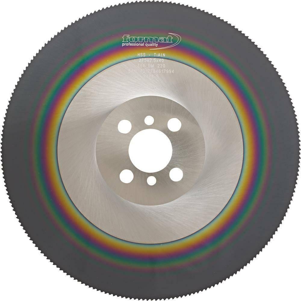 Format Tarcza pilarska do metalu HSS, bardzo odporna na zużycie ścierne powłoka TiAlN FORMAT